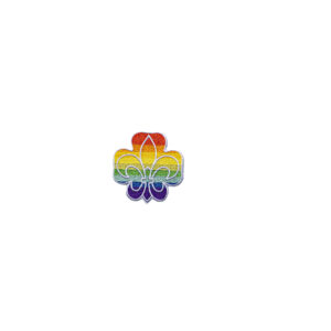 Aufnäher Regenbogen Lilie